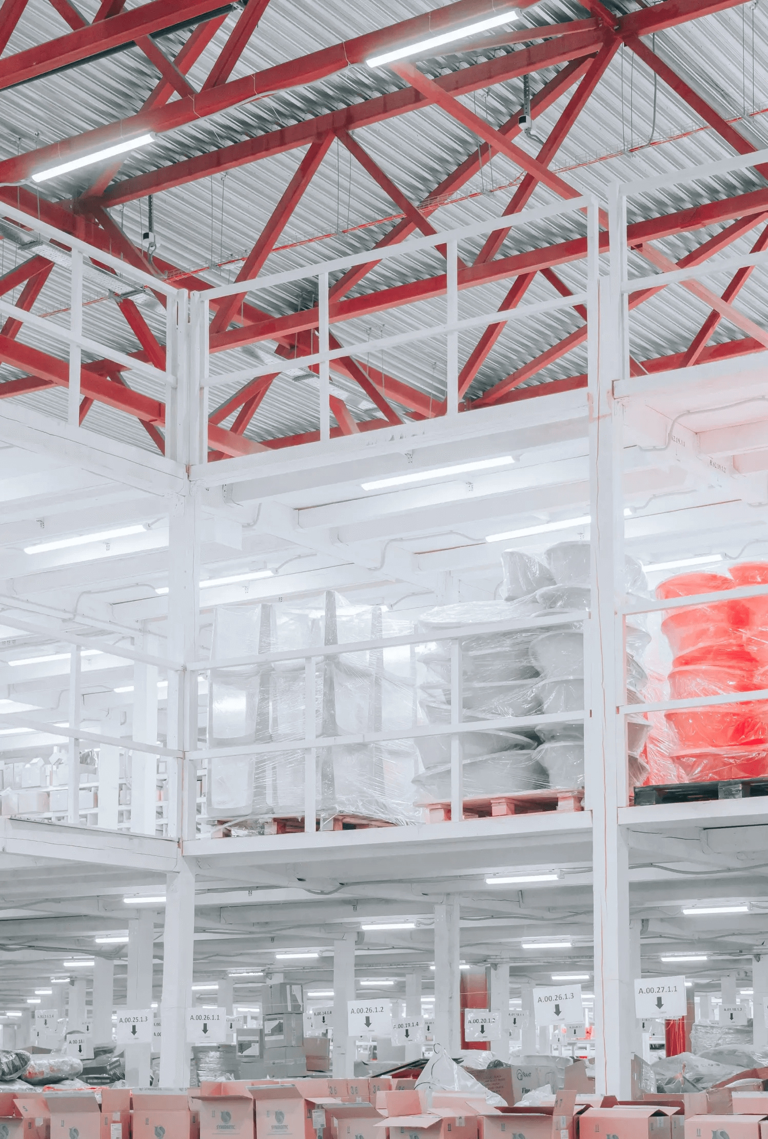 Lighting and electricity for warehouses and logistics centers